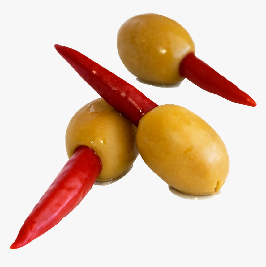 Transparent Olive Png - Olives Stuffed With Chili Peppers, Png Download