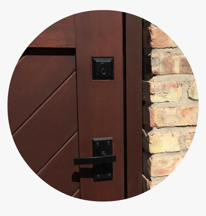 Nested Double Cylinder Deadbolt - Double Cylinder Deadbolt Gate, HD Png Download