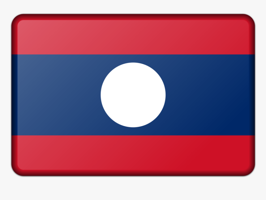 Laos Flag - Cờ Lao Vector, HD Png Download