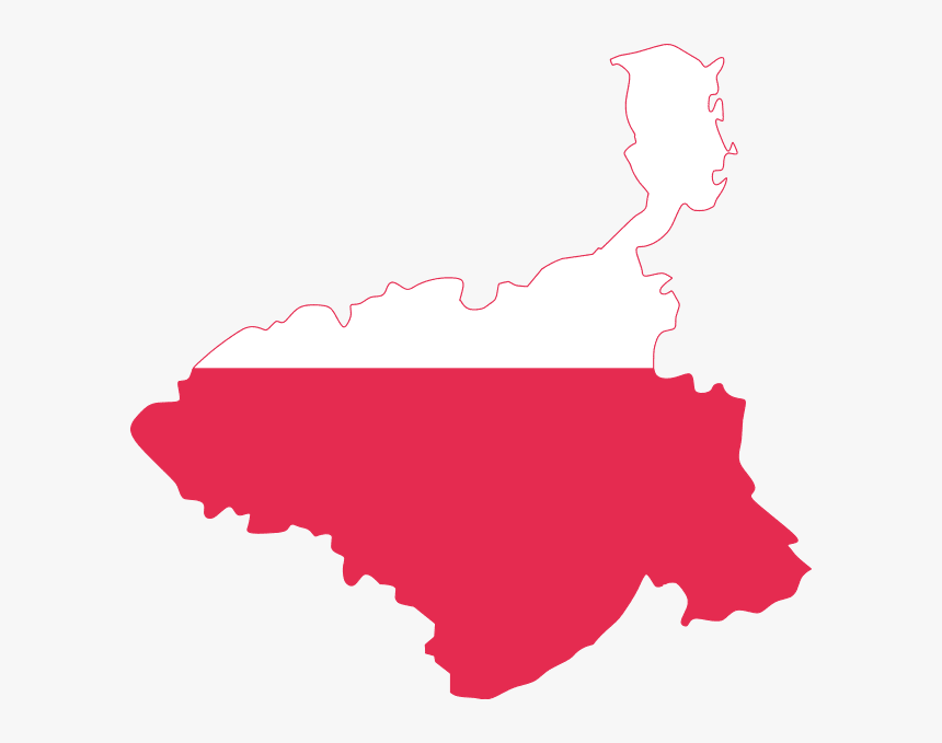 Poland Map With Flag, HD Png Download