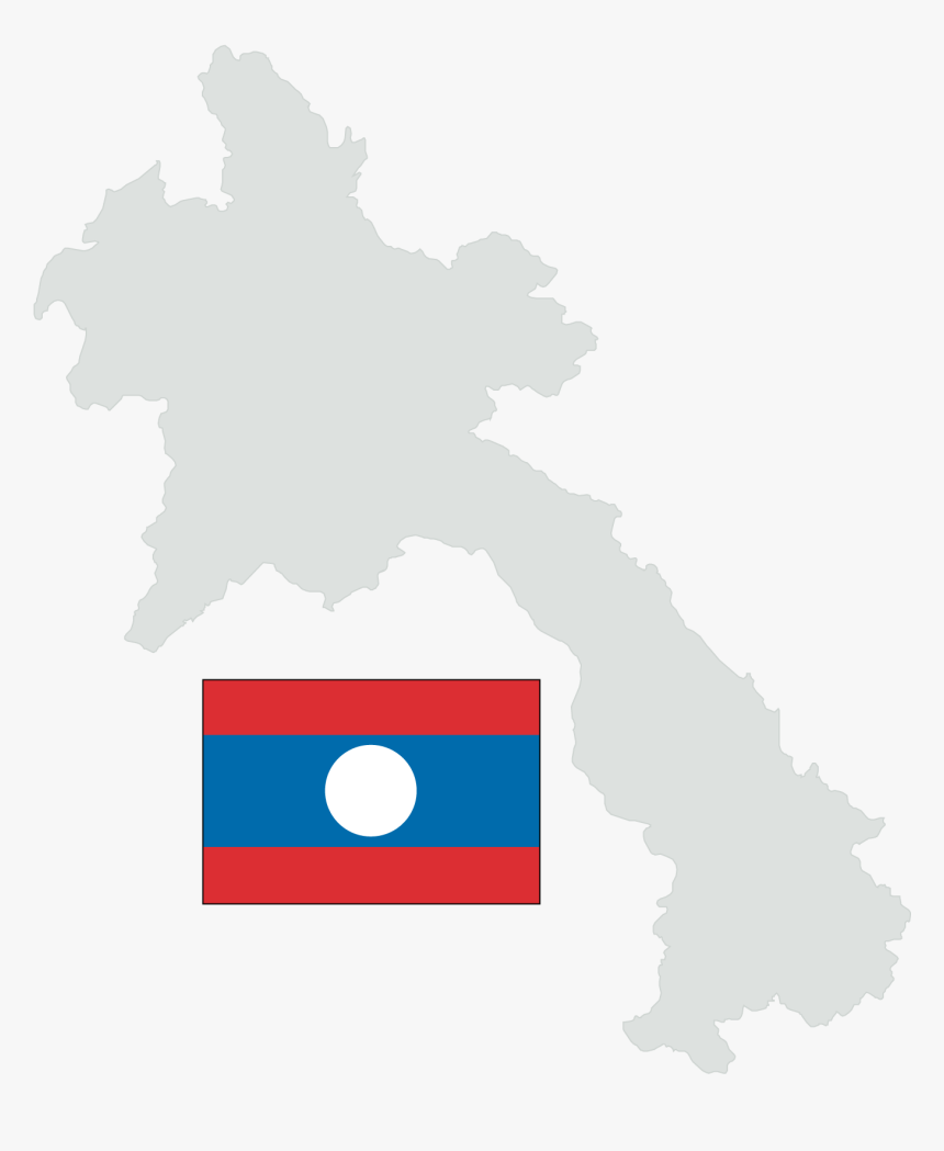 Population Map Of Laos, HD Png Download