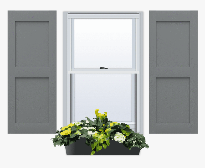Shaker Style Vinyl Shutters, HD Png Download