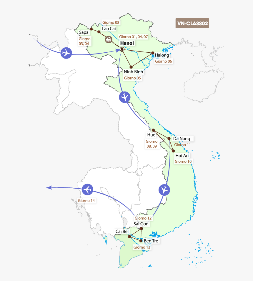 Transparent Vietnam Map Png - Climate Map Of Thailand, Png Download