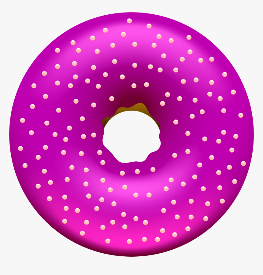 Donut Png , Png Download - Violet Donut Clip Art, Transparent Png