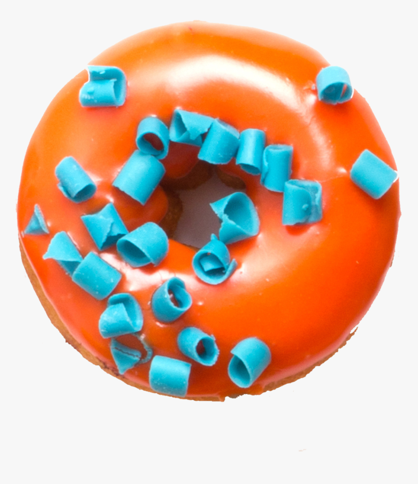 Orange Donut, HD Png Download