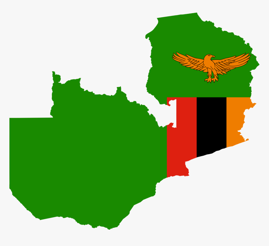 Zambia Map Clipart, HD Png Download