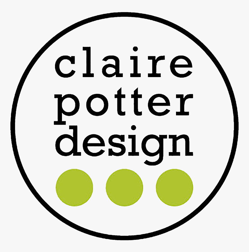 Claire Pottern Design Logo Black Green - Hi Connect, HD Png Download