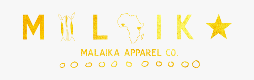 Malaika-newlogo Gold And Tp Bg - Tan, HD Png Download