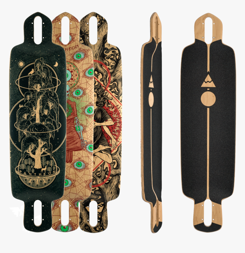 Pantheon Longboard Drop Deck, HD Png Download