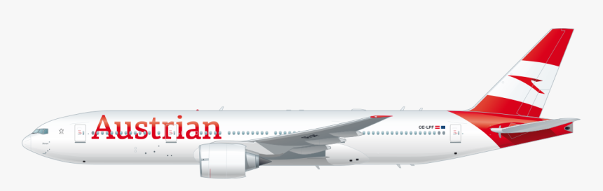 Airbus - Austrian Airlines Plane Png, Transparent Png