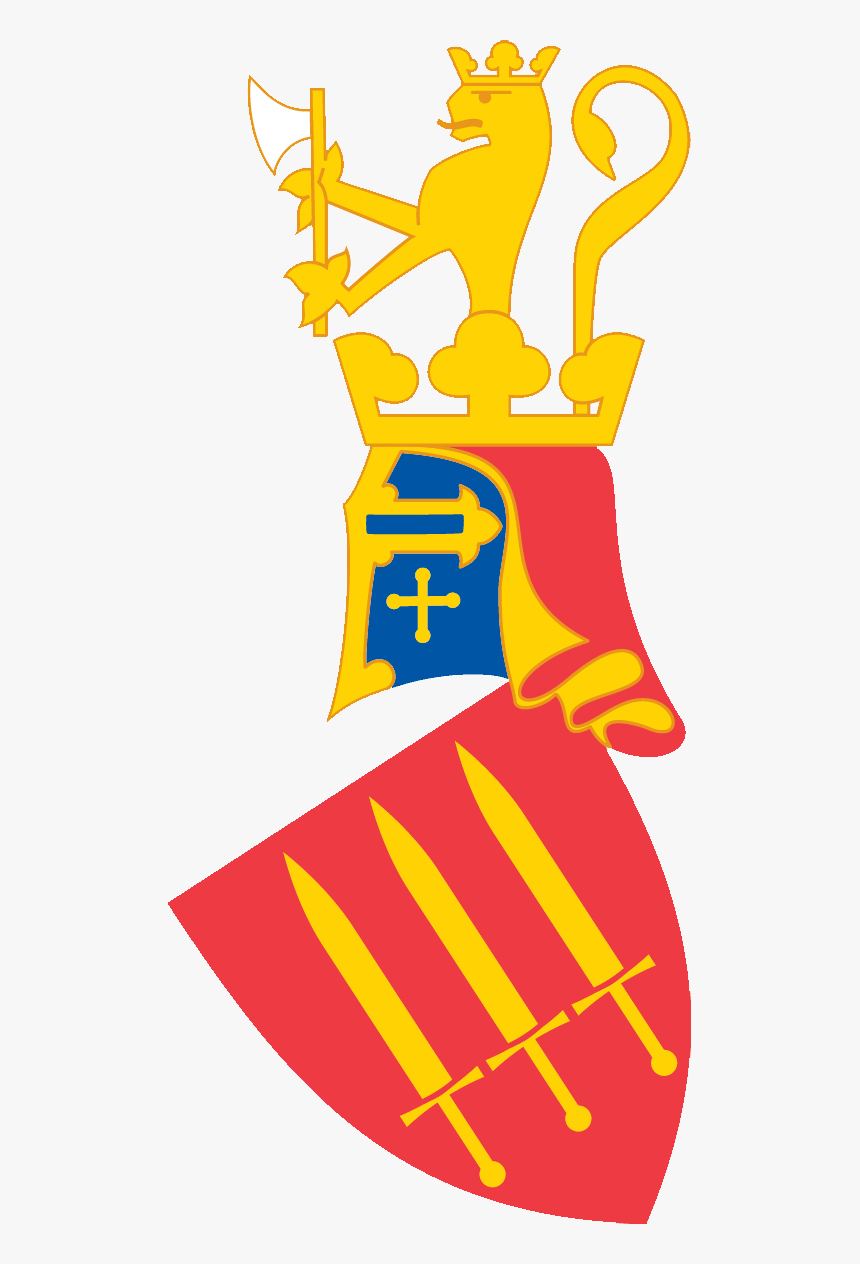 Coat Of Arms Of The Norwegian Chief Of Defence - Norwegian Armed Forces Logo, HD Png Download