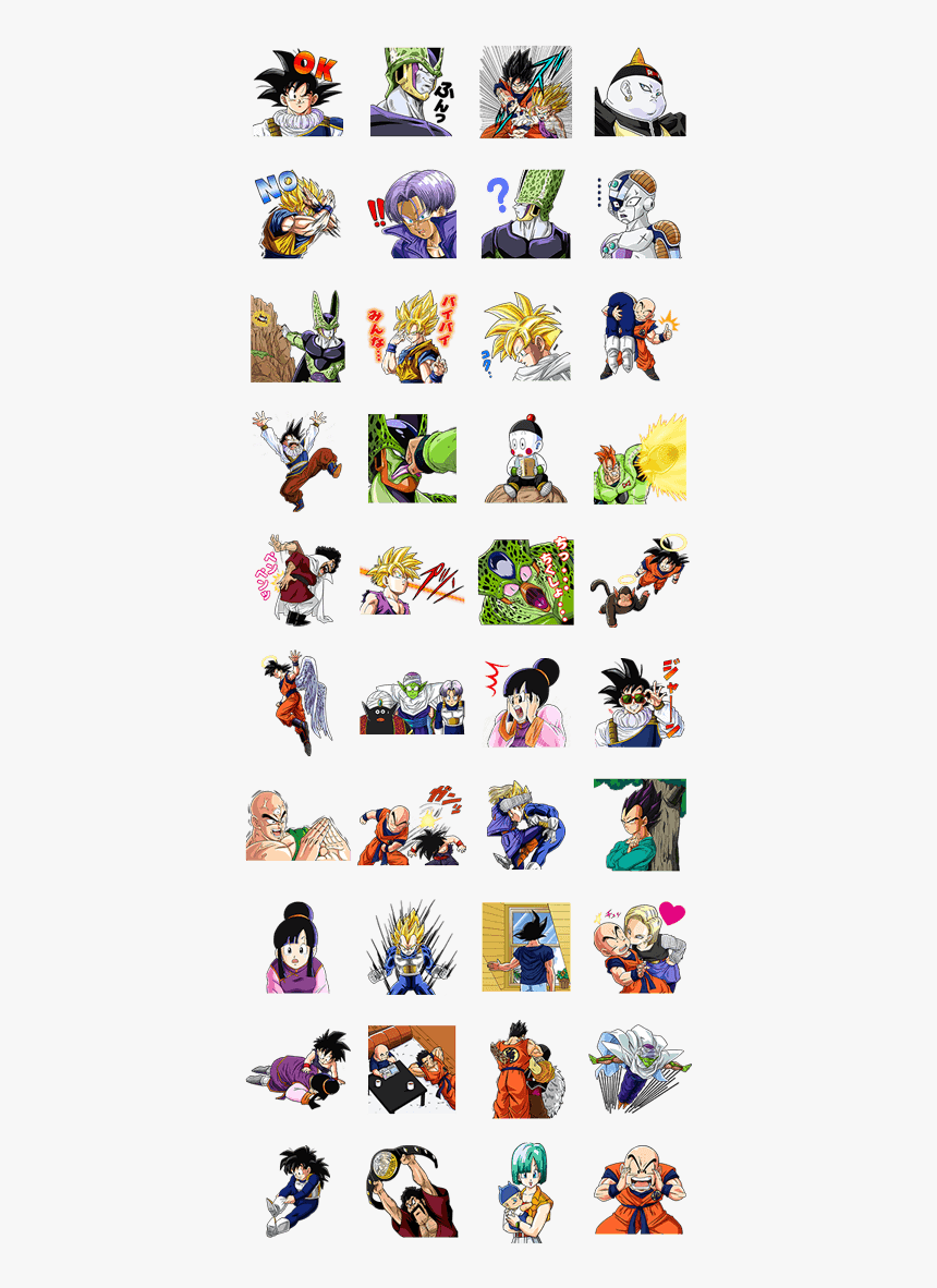 Stickers Line Dragon Ball Png, Transparent Png