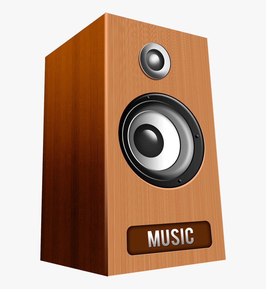 Transparent Background Music Speaker, HD Png Download