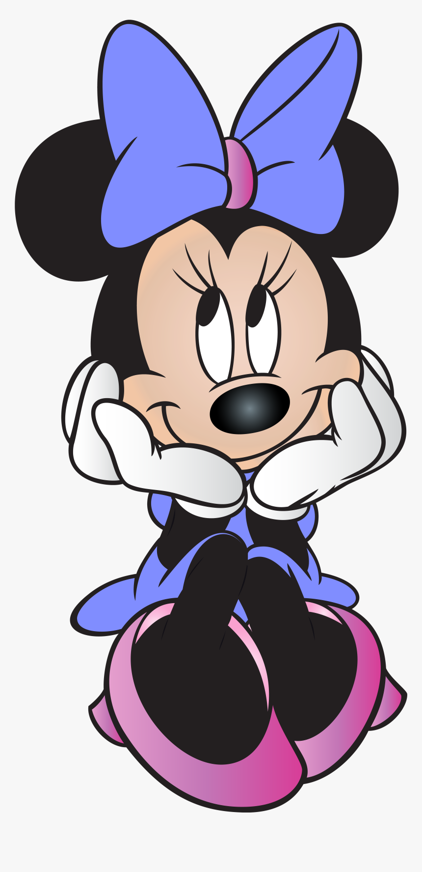 Clip Art Minnie Mouse Easter Clipart, HD Png Download
