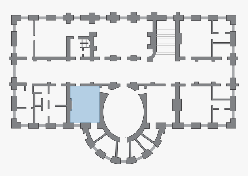 Mapa Casa Blanca Washington, HD Png Download
