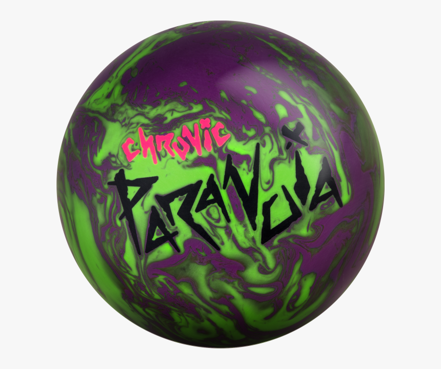 Transparent Great Ball Png - Chronic Paranoia Bowling Ball, Png Download
