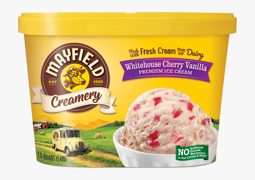 Whitehouse Cherry Vanilla - Sea Salt Caramel Cheesecake Ice Cream, HD Png Download