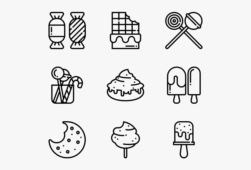 Hand Drawn Social Media Icons Png, Transparent Png