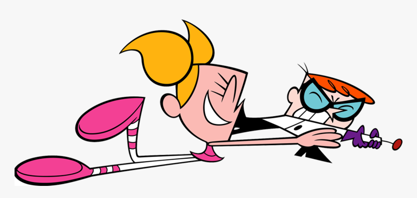 Dexter S Lab - Dexter And Deedee Fighting, HD Png Download