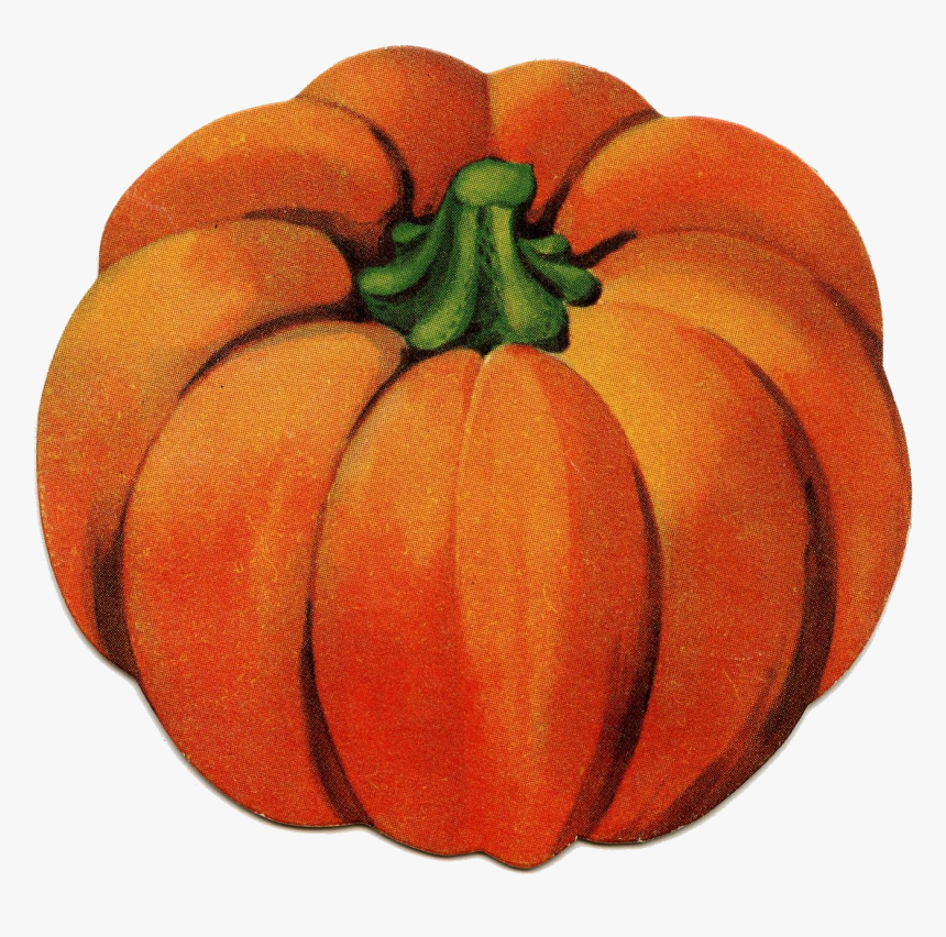 Pumpkin Vintage Halloween Clip Art Cute Little The - Vintage Pumpkin Clip Art, HD Png Download