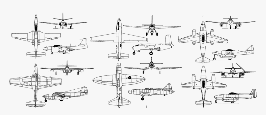 Messerschmitt Me 262, HD Png Download