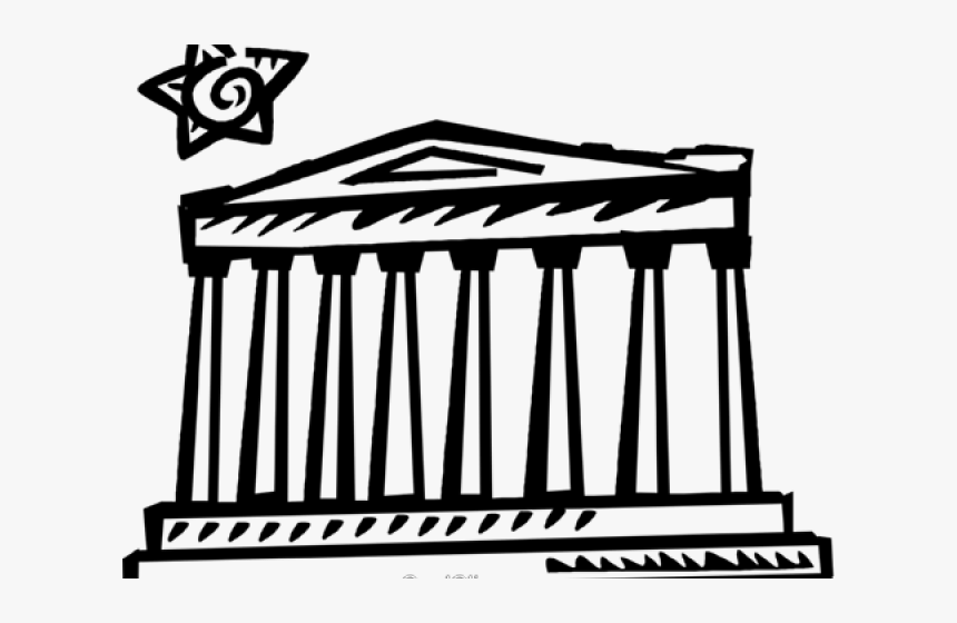 Parthenon Clipart Ancient Art - Partenone Clipart, HD Png Download