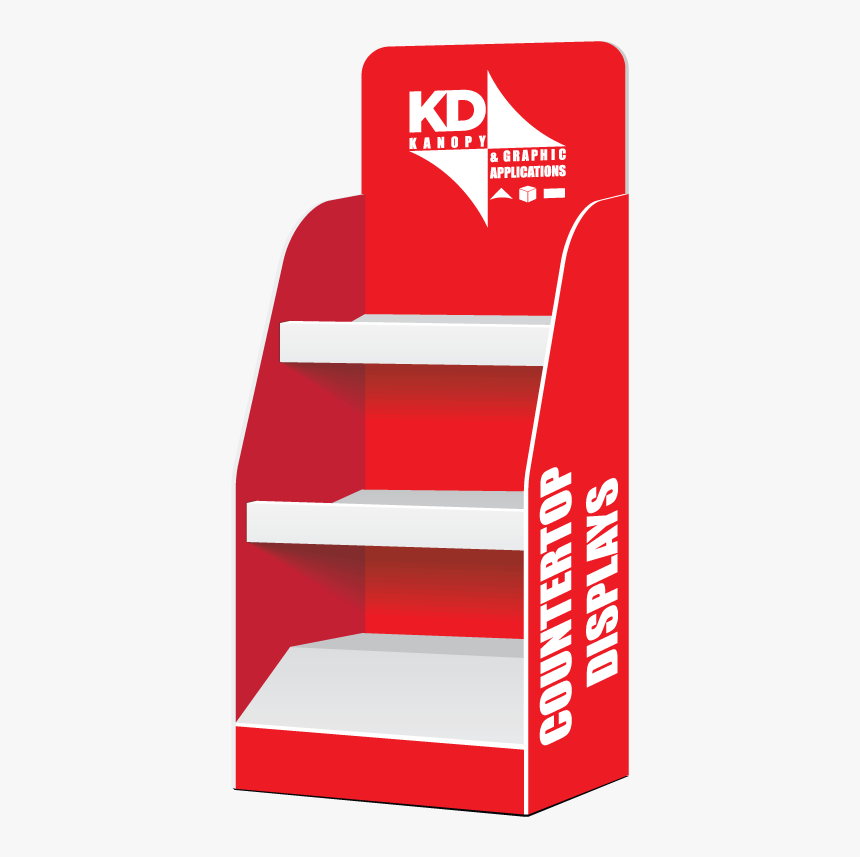 Countertop Displays - Shelf, HD Png Download