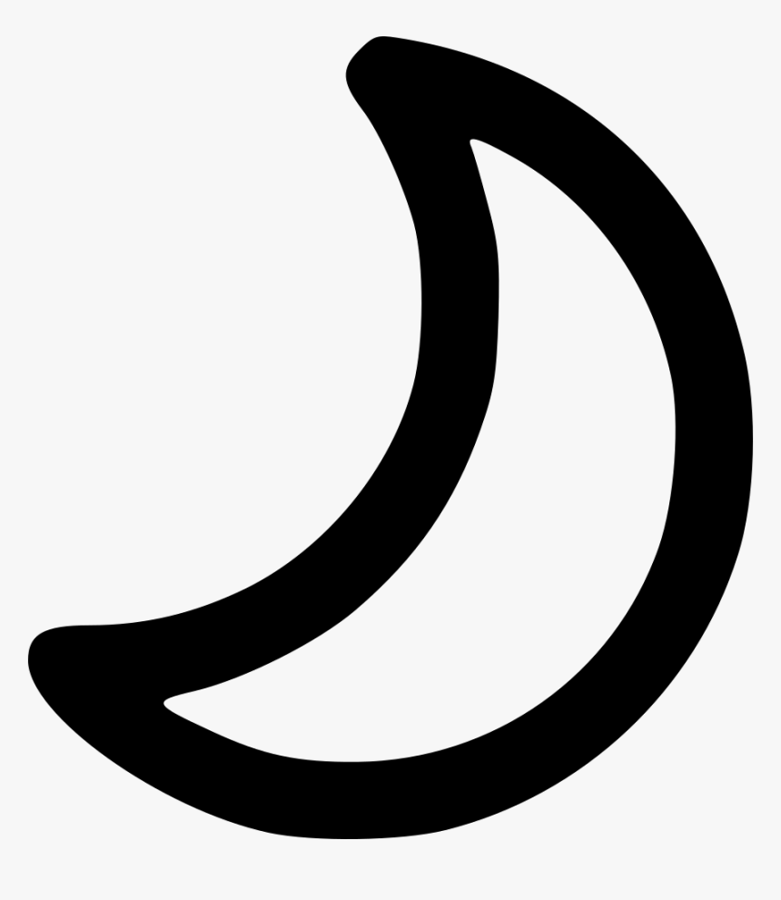 Weather Thunder Half Moon Night Light - Scalable Vector Graphics, HD Png Download