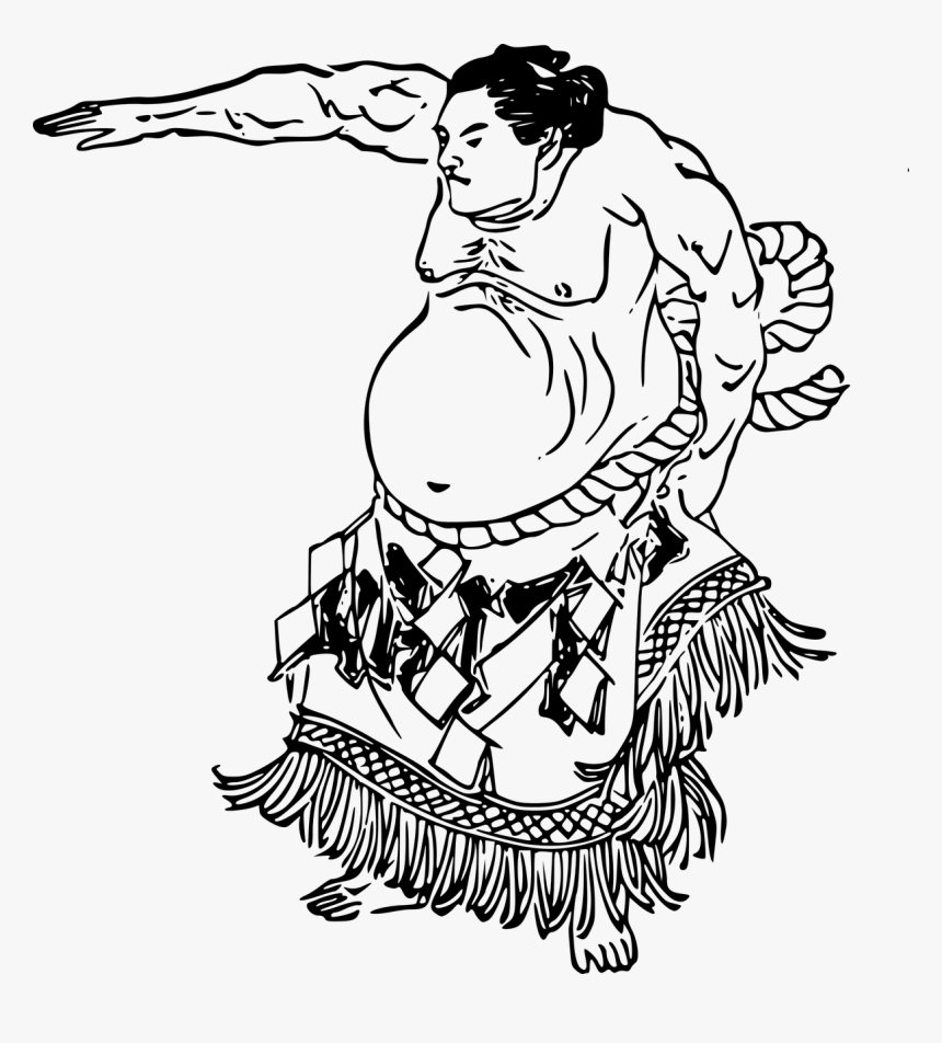 Drawings Of Wrestlers Png, Transparent Png