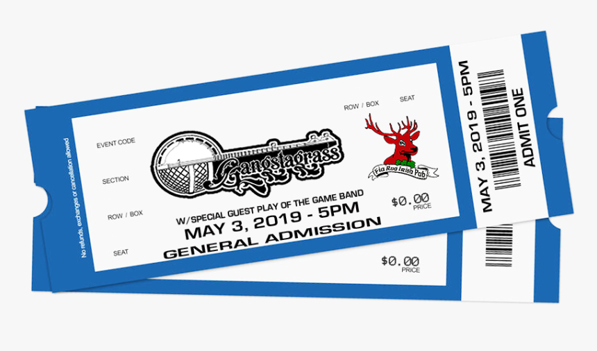 Ticket Promo Gangstagrass, HD Png Download