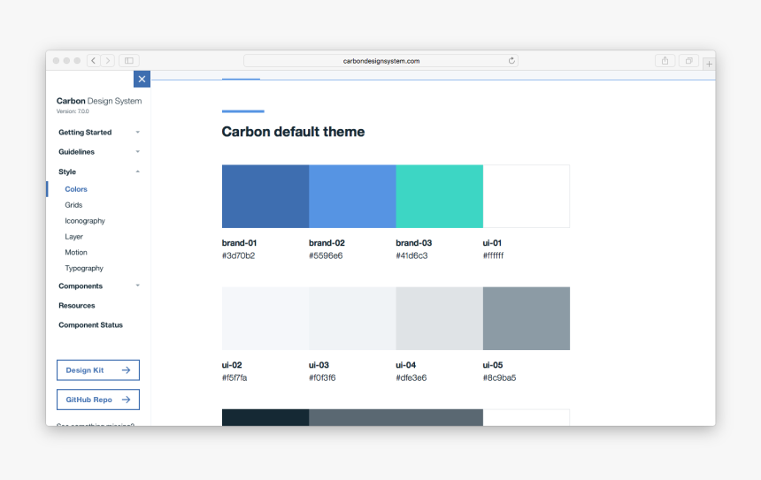 Color Palette Design System, HD Png Download