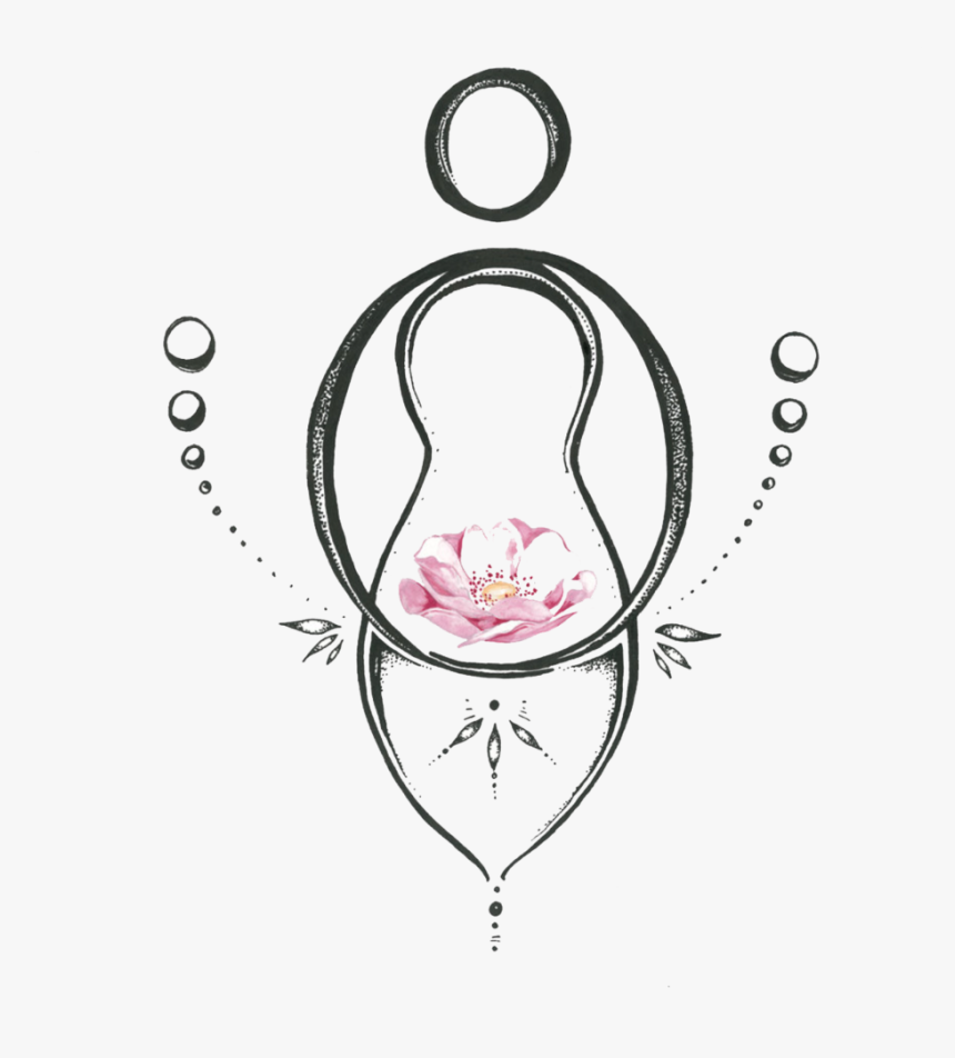 Madre Mudra - Floral Design, HD Png Download