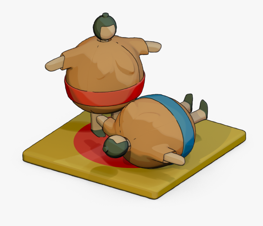 Cartoon Clipart , Png Download - Sumo Wrestler Cartoon, Transparent Png