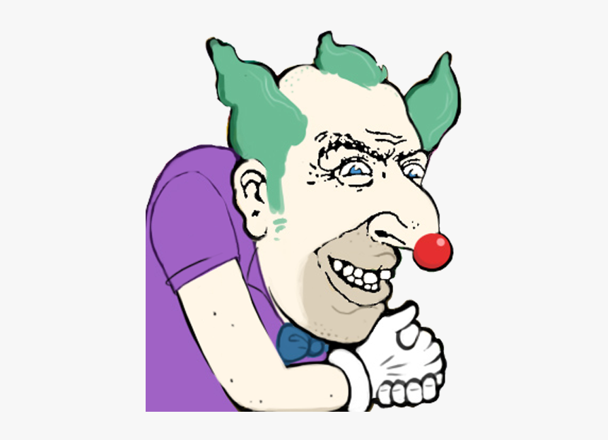 Face Facial Expression Nose Cheek Smile Clip Art Male - Krusty The Clowns Head Png, Transparent Png