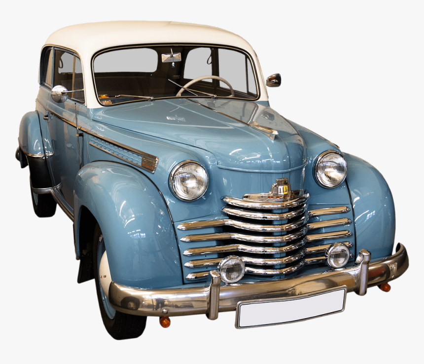 Roof Png -download - Oldtimer Blue Png, Transparent Png