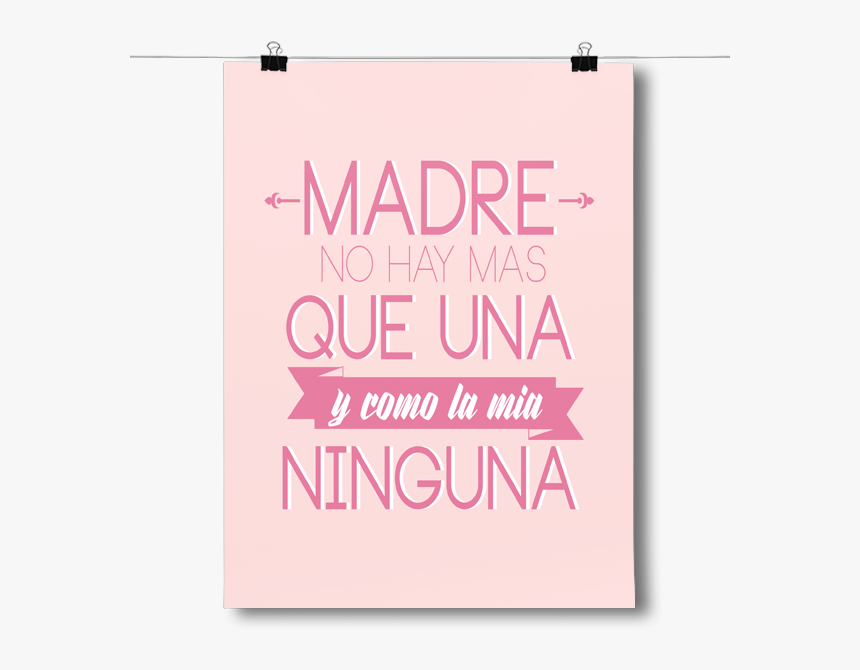 Madre Como La Mia - Paper, HD Png Download