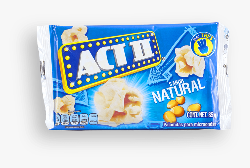 Palomitas Para Microondas Act Ii Sabor Natural - Fruit, HD Png Download