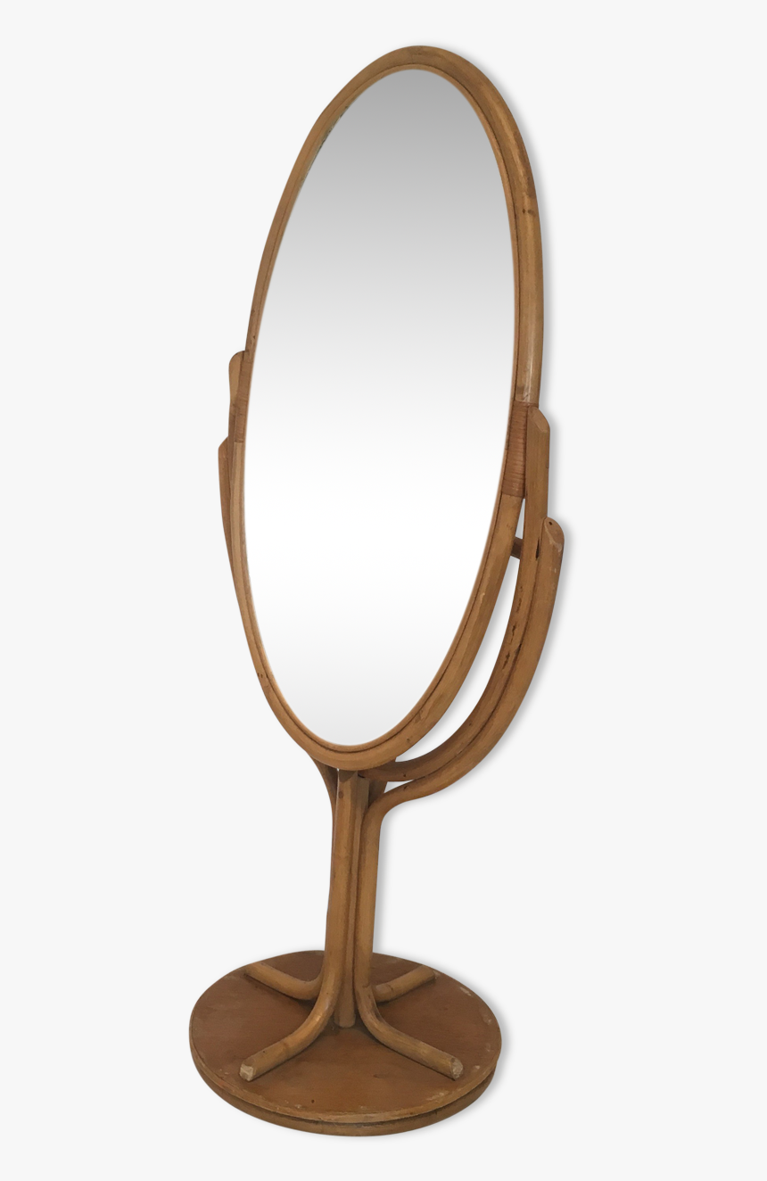 Rattan Floor Standing Mirror 161x70cm , Png Download - Hardwood, Transparent Png