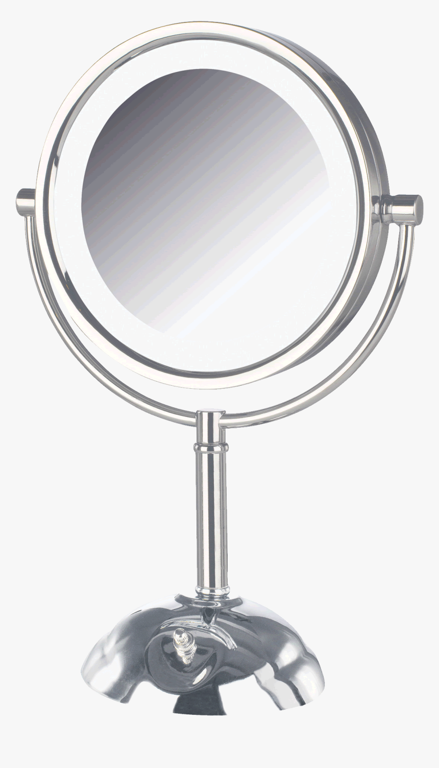 Polished Chrome - Led Lighted Mirror, HD Png Download