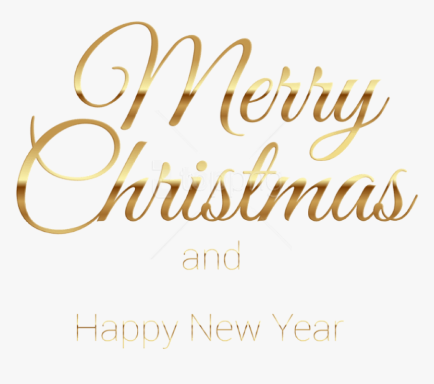Transparent Merry Christmas Banner Png - Merry Christmas And A Happy New Year Transparent, Png Download