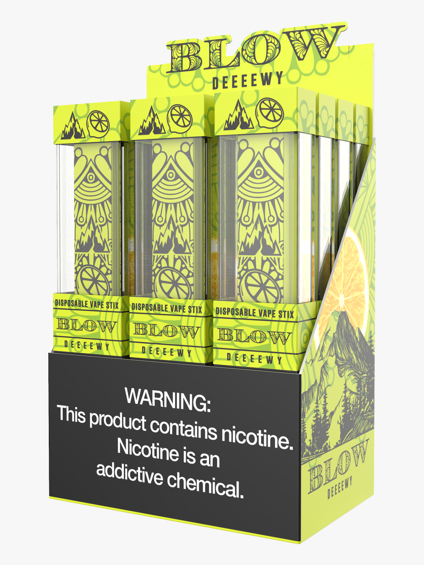 Blow Disposable Stix - Carton, HD Png Download