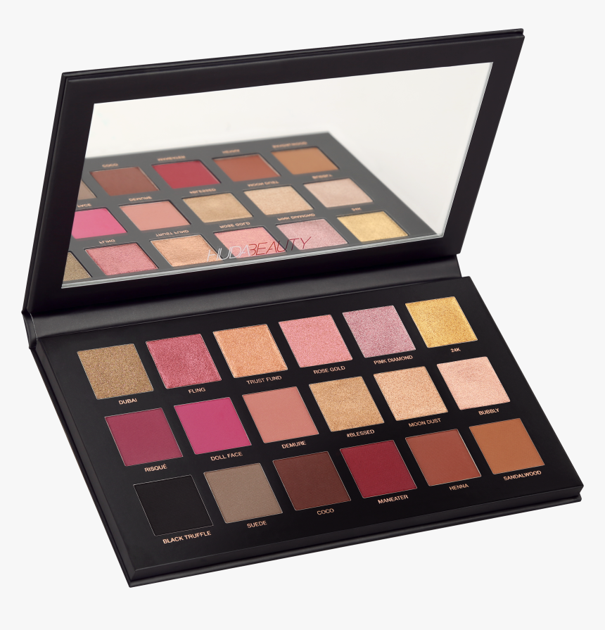 Rose Gold Palette Remastered, , Hi-res - Huda Rose Gold Palette, HD Png Download