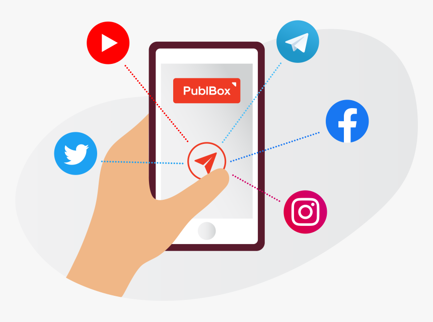 Publica En Varias Redes Sociales A La Vez - Circle, HD Png Download