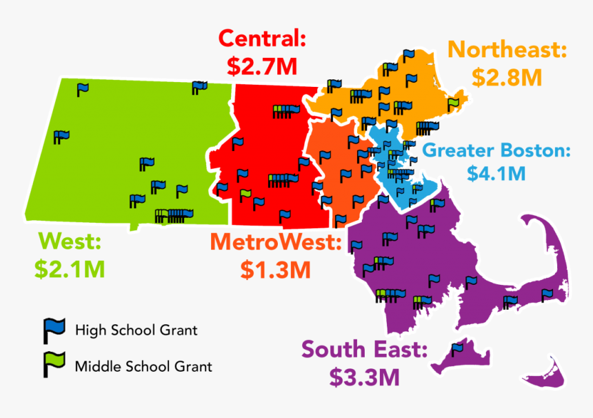 State Hsms Maps - Massachusetts Clipart, HD Png Download