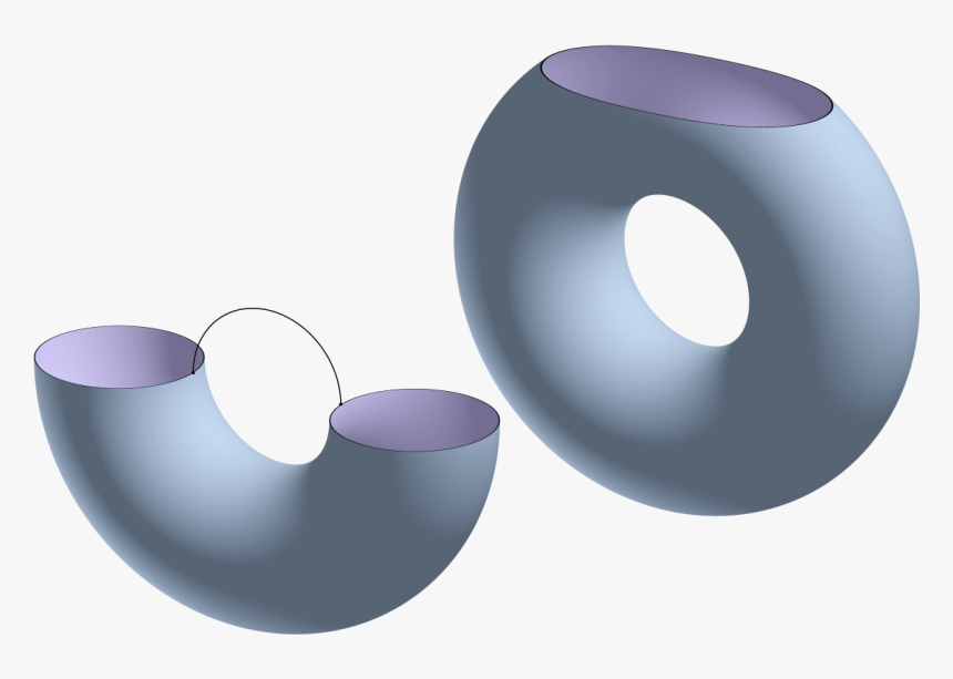 3d-cylinder With Handle And Torus With Hole - 3d Hole Png, Transparent Png