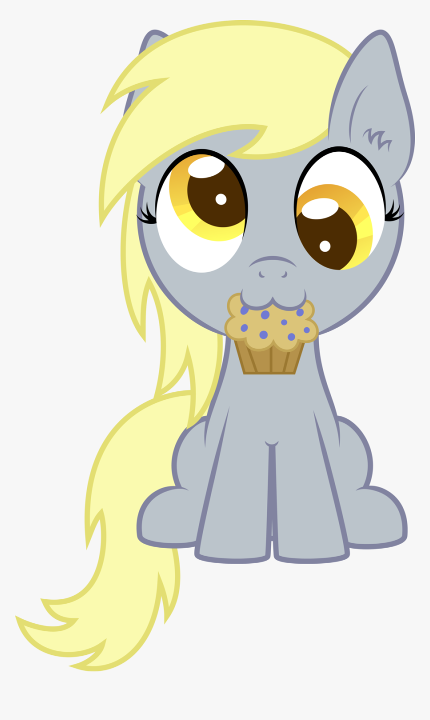 Blueberry Muffin Clipart Chibi - Mlp Filly Fanart, HD Png Download