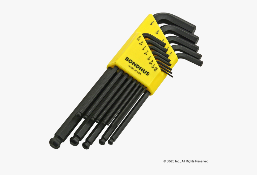 Jogo De Chave Allen Longa Abaulada Gedore, HD Png Download