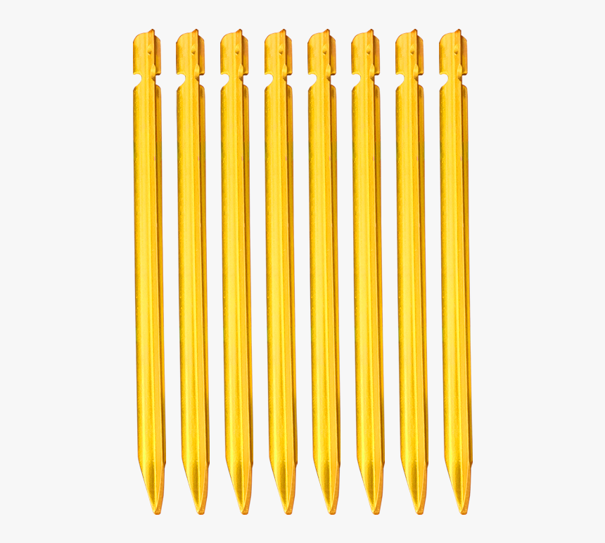 Desert Walker 3 Edge Tent Peg,yellow - Brass, HD Png Download