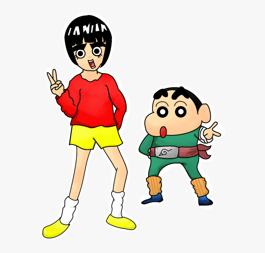 Transparent Rock Lee Png - Shin Chan Dancing Transparent, Png Download