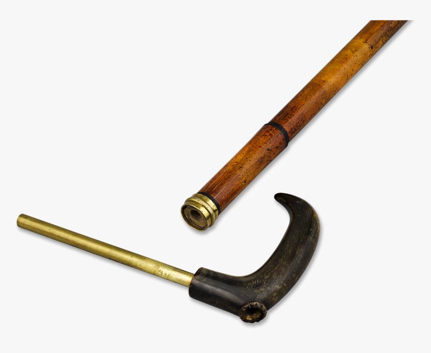 Hornhandled Prohibition Flask Cane Otis King's Pocket Calculator